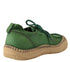 Pantofi casual, dama, FORMAZIONE, KM 5169 verde, piele nabuc