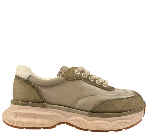 Pantofi sport, dama, FRANCO GERARDO, KM 5502 gri, piele naturala