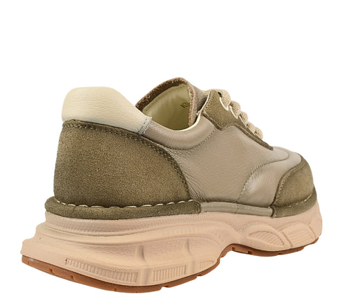 Pantofi sport, dama, FRANCO GERARDO, KM 5502 gri, piele naturala