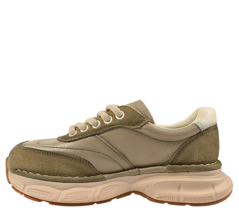 Pantofi sport, dama, FRANCO GERARDO, KM 5502 gri, piele naturala