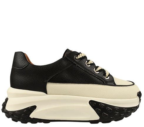 Pantofi sport, dama, FRANCO GERARDO, KM 9071 negru, piele naturala