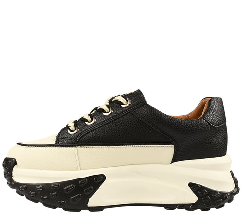 Pantofi sport, dama, FRANCO GERARDO, KM 9071 negru, piele naturala