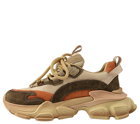 Pantofi sport, dama, FRANCO GERARDO, Y5758 bej, piele naturala