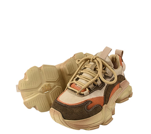 Pantofi sport, dama, FRANCO GERARDO, Y5758 bej, piele naturala