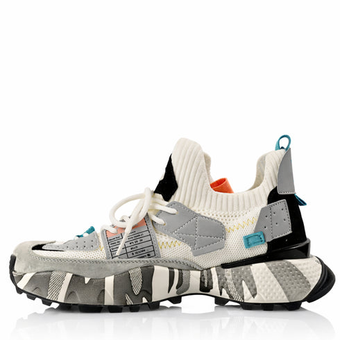 Pantofi sport, barbati, GRYXX, 4S18159H alb, textil