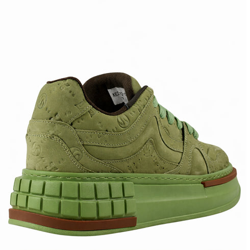 Pantofi sport, barbati, GRYXX, M2KE2870 verde, piele nabuc