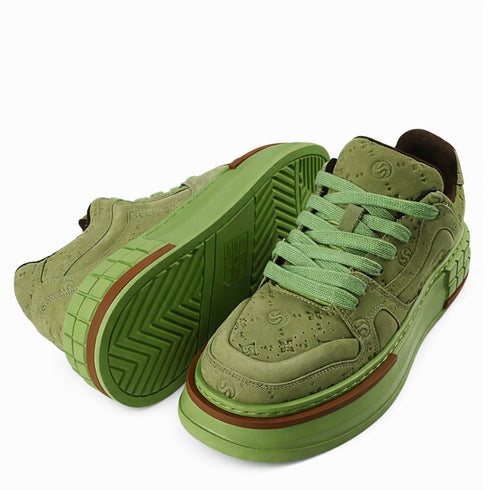 Pantofi sport, barbati, GRYXX, M2KE2870 verde, piele nabuc