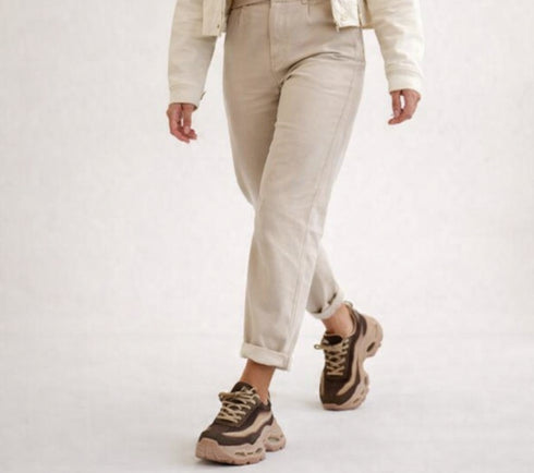 Pantofi sport, dama, FRANCO GERARDO, HY6376 bej, piele intoarsa