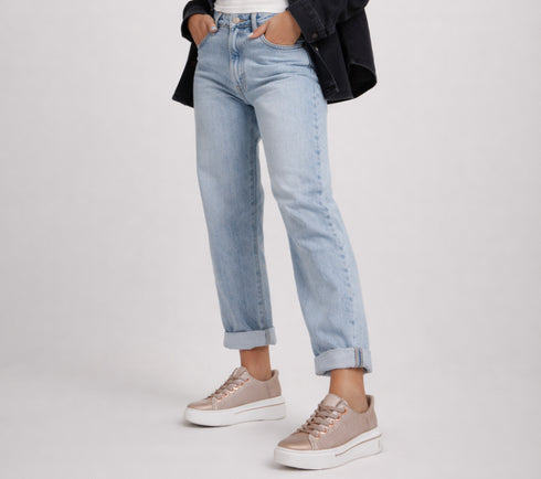 Pantofi sport, dama, SKECHERS SLIP-INS SNOOP ONE– VELVET SNOOP, 186037-TPE, Bej, textil