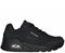 Pantofi sport, dama, SKECHERS Uno Stand On Air 73690-BBK negru, piele ecologica
