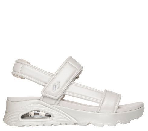 Sandale sport, dama, SKECHERS STREET 120016-OFWT, crem,  sintetic