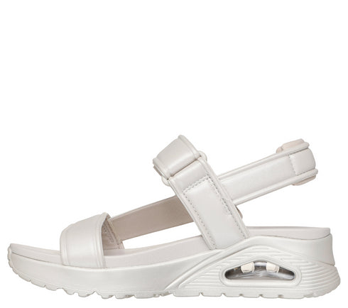 Sandale sport, dama, SKECHERS STREET 120016-OFWT, crem,  sintetic