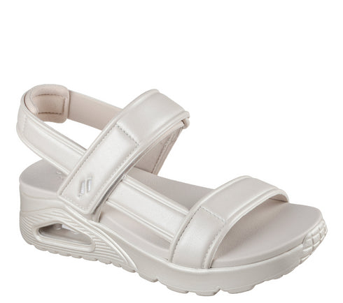 Sandale sport, dama, SKECHERS STREET 120016-OFWT, crem,  sintetic