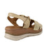 Sandale casual, dama, ANNA VIOTTI, D20-H2987, bej sidef, piele naturala