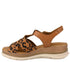 Sandale casual, dama, ANNA VIOTTI, D20-H2987, maro, piele naturala