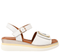 Sandale casual, dama, ANNA VIOTTI, D22-L1060 alb, piele naturala