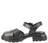 Sandale casual, dama, ANNA VIOTTI, D47-1090 negru, piele naturala