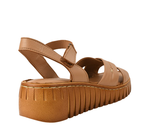 Sandale casual, dama, ANNA VIOTTI, D56-05 maro, piele naturala