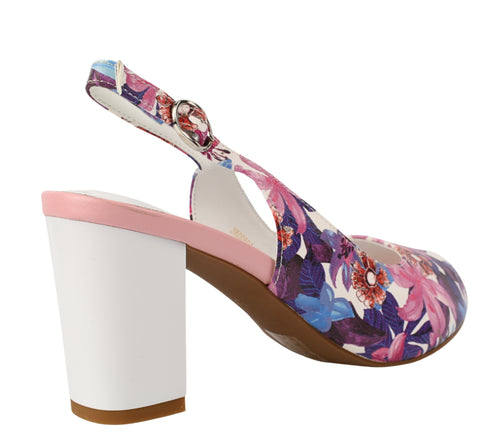 Sandale elegante, dama, EPICA, JI60059A roz, piele naturala, cu toc