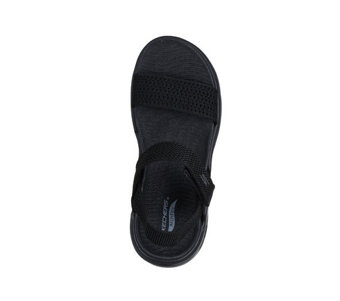Sandale sport, dama, SKECHERS GO WALK ARCH FIT 2.0 140874-BBK negru, textil