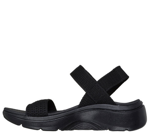 Sandale sport, dama, SKECHERS GO WALK ARCH FIT 2.0 140874-BBK negru, textil
