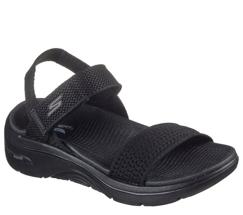 Sandale sport, dama, SKECHERS GO WALK ARCH FIT 2.0 140874-BBK negru, textil