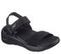 Sandale sport, dama, SKECHERS GO WALK ARCH FIT 2.0 140874-BBK negru, textil