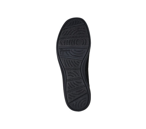Espadrile sport, dama, SKECHERS ARYA FANCY YOU 158987-BBK negru, textil