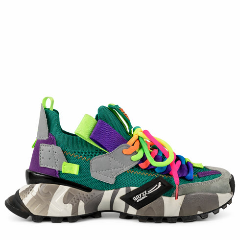 Pantofi sport, dama, GRYXX, 4S18160B verde, textil