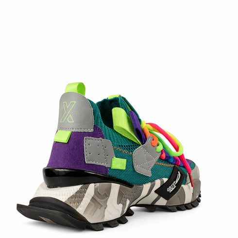 Pantofi sport, dama, GRYXX, 4S18160B verde, textil