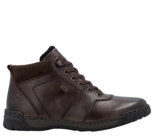 Ghete casual, barbati, RIEKER, B0308-25 maro, piele naturala