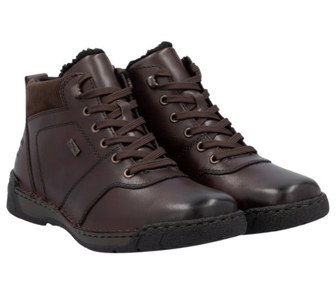 Ghete casual, barbati, RIEKER, B0308-25 maro, piele naturala