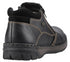 Ghete casual, barbati, RIEKER, TEX ANTISTRESS, B0392-00 negru, piele naturala