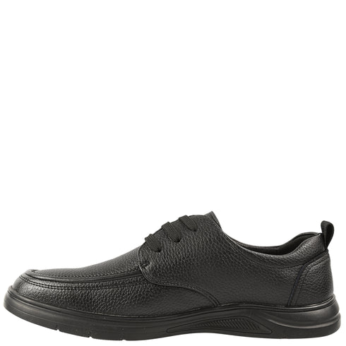 Pantofi casual, barbati, OTTER, C25137, negru, piele naturala