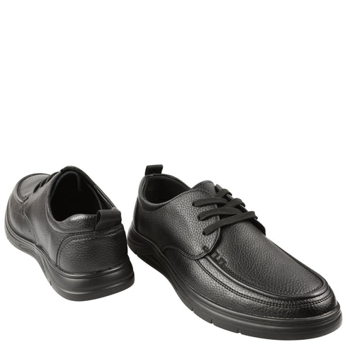 Pantofi casual, barbati, OTTER, C25137, negru, piele naturala