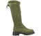 Cizme casual, dama, FORMAZIONE, 3099-5, verde, piele intoarsa, toc