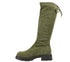 Cizme casual, dama, FORMAZIONE, 3099-5, verde, piele intoarsa, toc