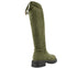 Cizme casual, dama, FORMAZIONE, 3099-5, verde, piele intoarsa, toc