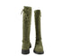 Cizme casual, dama, FORMAZIONE, 3099-5, verde, piele intoarsa, toc