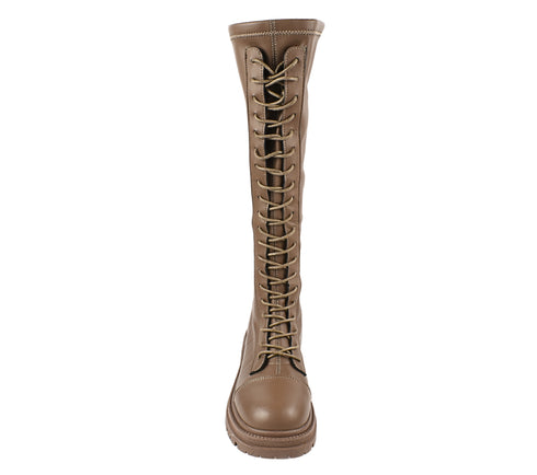 Cizme casual, dama, FORMAZIONE, 80391 bej, piele naturala