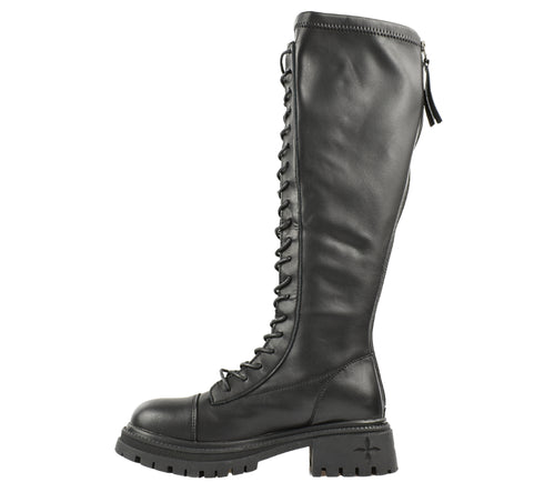 Cizme casual, dama, FORMAZIONE, 80391 negru, piele naturala