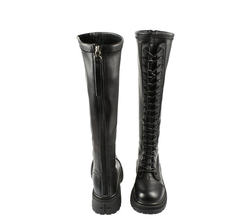 Cizme casual, dama, FORMAZIONE, 80391 negru, piele naturala