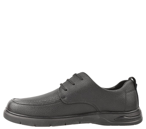 Pantofi casual, barbati, MELS, D17206 negru, piele naturala