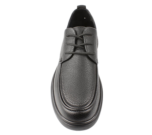 Pantofi casual, barbati, MELS, D17206 negru, piele naturala