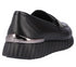 Pantofi casual, dama, REMONTE SOFT, D5910-01 negru, piele naturala