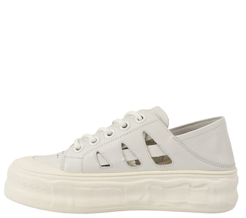 Tenisi sport, dama, PASS COLLECTION, DL40006B alb, piele naturala