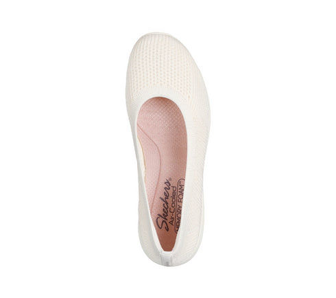 Espadrile sport, dama, SKECHERS ARYA FANCY YOU 158987-OFWT alb, textil