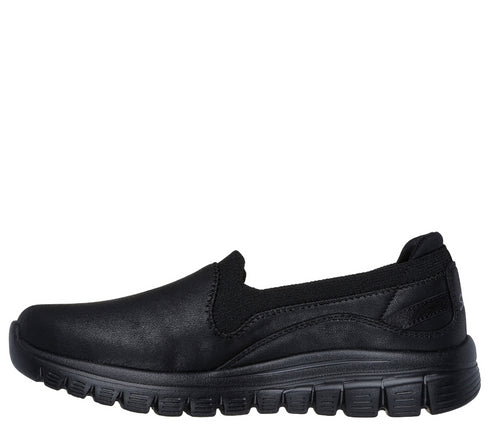 Espadrile sport, dama, SKECHERS GRACEFUL LEANING I 100703-BBK negru, sintetic