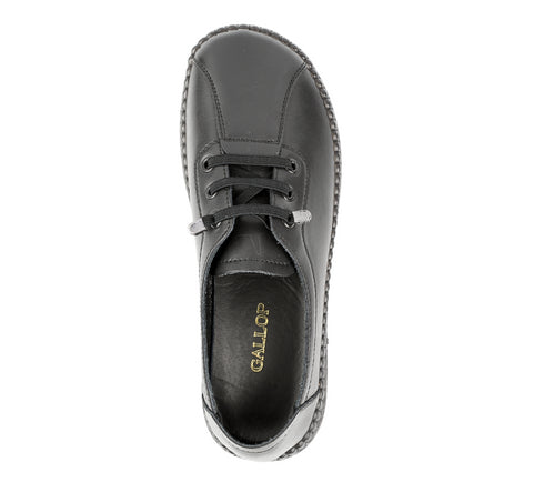 Pantofi casual, dama, GALLOP, GA 2318 negru, piele naturala