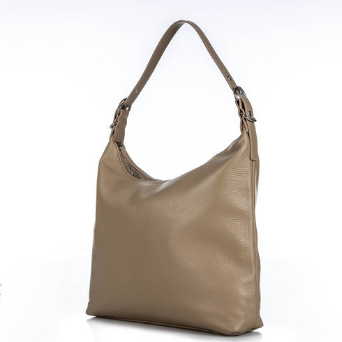 Poseta casual, dama, ADA SHOES, 2067, bej, piele naturala